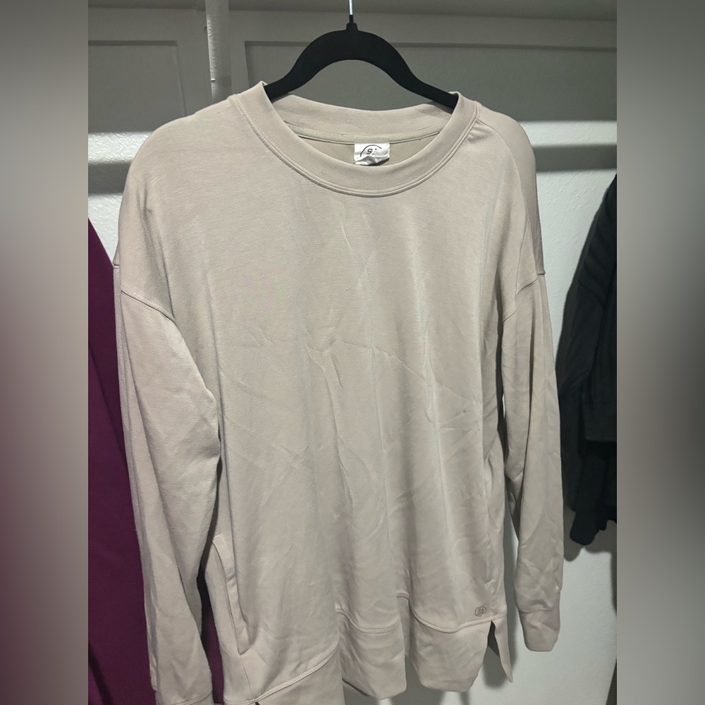 Sage Collective Taupe Long Sleeve Top